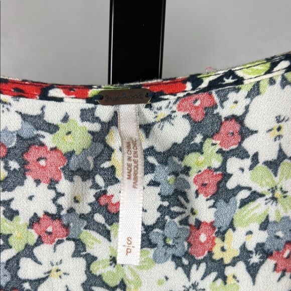 Free People Red and Yellow and Blue Floral Jumpsuit - Picture 6 of 7